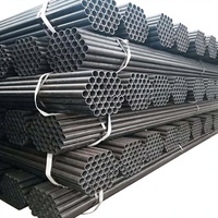 Tubería de Acero al Carbono Soldada ASTM A106 Grado B, Espesor de Pared Estándar Sch40, Hierro Negro Anticorrosión para Apartamentos y Parques