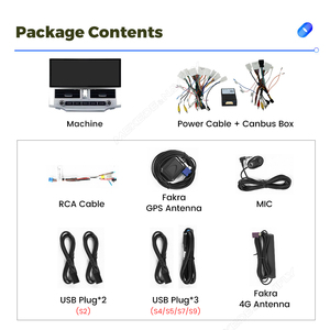 Navifly ระบบนำทางรถยนต์แบบหน้าจอสัมผัสระบบแอนดรอยด์2000*1200สำหรับ Toyota กล้องด้านหลังรองรับ4Runner - Product Image 5