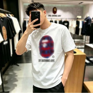 <span class=keywords><strong>T</strong></span>-<span class=keywords><strong>shirt</strong></span> à motif singe de style <span class=keywords><strong>japonais</strong></span>, 100% coton, col rond, manches courtes, vêtements décontractés <span class=keywords><strong>streetwear</strong></span> pour hommes, vente en gros - Product Image 4
