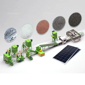 Recycle Solar Modules Solar Photovoltaic Panel Recycling Machine Solar Panels Crushing Separating Machine For Recovery