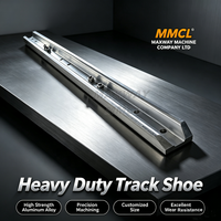Chaussures de piste MAXWAY MMCL en alliage d'aluminium de haute qualité, haute résistance, couleur argent, pour WILCO Marsh Buggy OEM avec garantie d'un an, vente chaude
