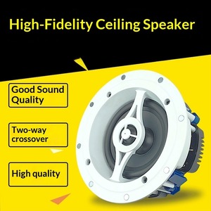 Sistema de Audio de 5 Pulgadas, Resistencia Fija, 8 Radios Bidireccionales Inalámbricos, <span class=keywords><strong>Música</strong></span> de Fondo para Pasillos, Altavoz de Techo Estéreo de <span class=keywords><strong>Alta</strong></span> <span class=keywords><strong>Fidelidad</strong></span> de 25 W - Product Image 2