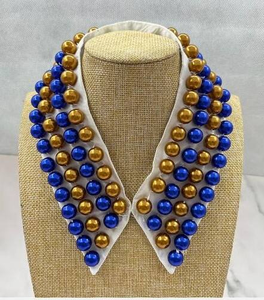 <span class=keywords><strong>Collar</strong></span> de Perlas Hecho a Mano para Decoración de la Hermandad Delta Sigma Zeta, Joyería de Perlas, Regalo para Mujer, <span class=keywords><strong>Collar</strong></span> de Perlas Blancas, Rosas y Verdes - Product Image 2