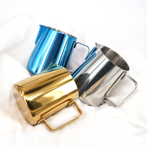 Pichet à lait en acier inoxydable pour la fabrication de cappuccino, 1 pièce, nouveaux produits, outils de <span class=keywords><strong>barista</strong></span> pour le café - Product Image 1