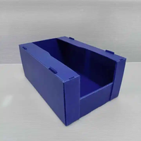 Usine meilleur prix fort Corflute Poly Coroplast empilable en plastique entrepôt bacs de cueillette durable ondulé PP boîte de rangement
