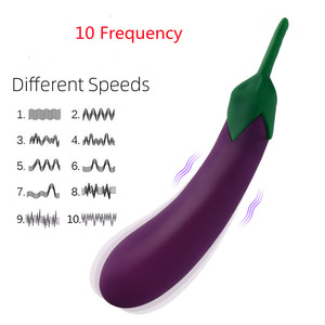 Clitoride G spot stimolazione peperoncino mais verdura giocattoli del sesso melanzana cetriolo verdura Dildo vibratore per le donne masturbazione - Product Image 4