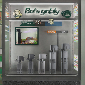 Filtre interne pour aquarium Jeneca IPF-060 10W <span class=keywords><strong>20L</strong></span>, aquarium de bureau moderne en plastique, filtration biochimique puissante, boîte universelle - Product Image 3