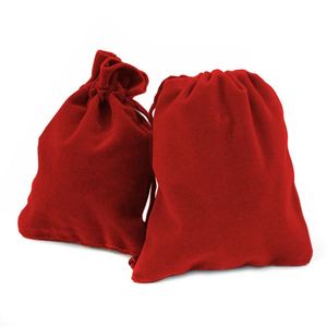 Exquisite <b>Velvet</b> Jewelry Storage Bag Custom Logo Small Drawstring Pouch for Gemstone Watch Recyclable Jewellery Packaging Bags - Product Image 1