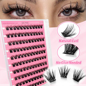 Pestañas Postizas Abonie, 10 Filas, Sin Pegamento, Autoadhesivas, Libres de Crueldad, Para Uso Diario - Product Image 4