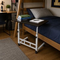 Bureau d'ordinateur portable fiable avec porte-gobelet intégré et emplacement pour tablette pour l'étude, la lecture, le dessin et le petit-déjeuner des enfants