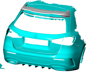 Becquet de toit arrière W177 en Fiber de carbone de haute qualité, compatible avec la <span class=keywords><strong>mercedes</strong></span>-benz classe A A200 A250 A35 <span class=keywords><strong>AMG</strong></span> 2019 — 2021 - Product Image 2