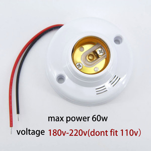 E27 vít cảm biến cơ sở đèn chậm trễ chuyển đổi AC220V dẫn bóng đèn chủ phụ kiện ánh sáng âm thanh điều khiển bằng giọng nói ánh sáng ổ cắm Adapter - Product Image 2