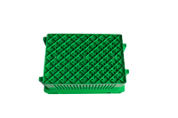 Panier en plastique recyclable de qualité alimentaire avec poignée en maille, empilable et emboîtable, pour le stockage et la logistique des fruits