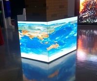 Publicité intérieur extérieur 3 face 4 face 5 face smart magic magic 3d vidéo magic cube led écran d'affichage pour affichage shop mall