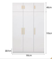 Ensemble de chambre à coucher moderne personnalisé pour villa, armoire en bois massif avec coiffeuse