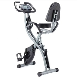 3 in 1 cyclette stazionarie in posizione verticale con funzione vogatore bici da ciclismo Indoor pieghevole a resistenza magnetica - Product Image 3