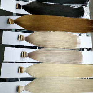 จัสมิน บิวตี้ โฮลเซลล์ เค ทิป 12a เวอร์จิ้น พรีบอนด์ เคราติน แฟลตทิป เรมี่ ผมแท้ยุโรป 100% ต่อผมแบบกำหนดเองได้ - Product Image 6