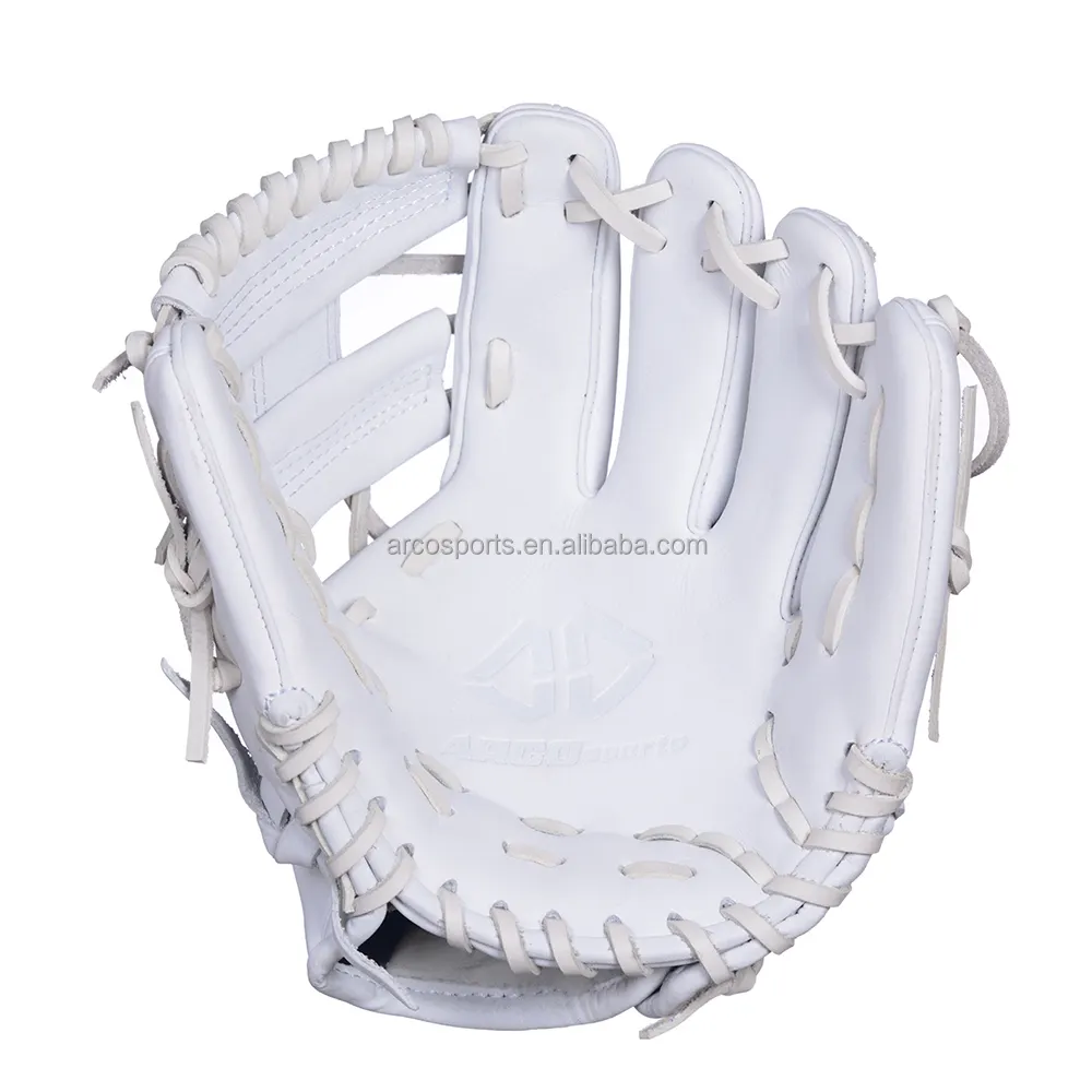 Luva leve e confortável de beisebol, logotipo bordado de fábrica, alta qualidade, luvas de beisebol, leves e confortáveis