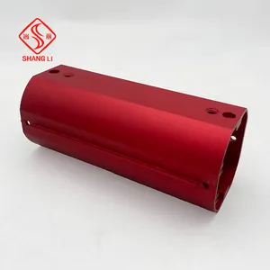 Profil de boîtier en aluminium anodisé rouge d'usine profilé en alliage d'aluminium à coque extérieure électronique