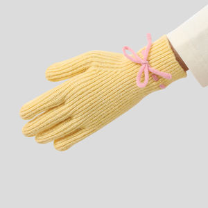Guantes de Punto para Mujer, Diseño con Lazo, Pantalla Táctil, para Otoño e Invierno, Ideales para el Día a Día, Conducir y Ciclismo - Product Image 6