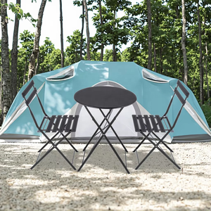 Table à manger pliante en fer personnalisée, <span class=keywords><strong>chaise</strong></span> simple, café, magasin de thé au lait, table de négociation pour les loisirs en plein air, style panneau de bois - Product Image 4