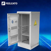 Armoire de serveur en rack 19 pouces 18U-42U pour centre de données télécom extérieur, armoire de serveur DDF avec protection IP65 en stock