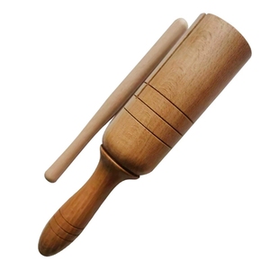 Tube sonore en bois rainuré portable en gros avec mallette pour l'enseignement du rythme aux enfants - Product Image 1