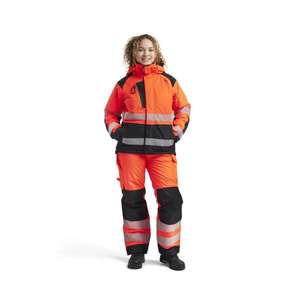 BLAKLADER - 445619875599XL Chaqueta de invierno Hi-Vis para mujer Rojo/Negro-EAN 7330509857373 ROPA DE TRABAJO DE LA HI-VIS - Product Image 3
