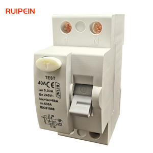 Interrupteur de protection contre les fuites HID RCCB Disjoncteur de fuite blanc, fabricant de fuites domestiques Ventes directes - Product Image 1