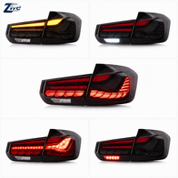 Luz Trasera LED RGB con Control por Aplicación, Compatible con BMW Serie 3 F30 F35, Estilo Escama de Dragón Secuencial, Accesorios para Auto, Proveedor de Fábrica