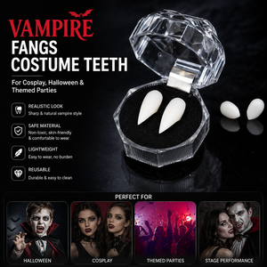 <span class=keywords><strong>Dents</strong></span> de <span class=keywords><strong>vampire</strong></span> artificielles personnalisées pour Halloween, accessoires de costume de zombie ou de diable pour fête, vente en gros OEM - Product Image 1