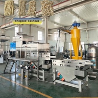 Machine à hacher les noix en acier inoxydable avec commande PLC, machine à découper les amandes et les noisettes, CE ISO