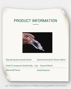Botellas de plástico transparente para exprimir pelo, tapón giratorio, boquilla de punta de aguja, 1Oz, 2Oz, 3Oz, 4Oz, 5Oz, 6Oz, 7Oz, 8Oz - Product Image 6