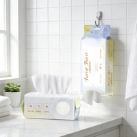Toalla Facial Desechable Biodegradable de Tela No Tejida, Toallas de Limpieza Suaves y Absorbentes, Toallitas Faciales Desechables para el Hogar y Spa