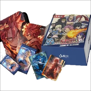 Vente en gros google japonais Anime Natsu <span class=keywords><strong>Dragneel</strong></span> Lucy Happy Elza Scarlet cartes à jouer KB Fairy Tail collectionner carte garçon cadeaux - Product Image 1
