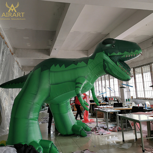 Decoración para Zoológicos, Dinosaurios Inflables Verdes, Dinosaurios Inflables Personalizados para Decoración de Inauguraciones - Product Image 3