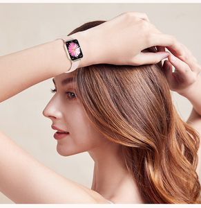 CD03 2024 Venta al por mayor Pantalla OLED Forma cuadrada Android 2-en-1 Smartwatch con auriculares Smartwatches redondos a bajo precio - Product Image 6