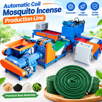 Ligne de production automatique de spirales anti-moustiques, machine d'extrusion, d'estampage et de formage pour l'usine de spirales anti-moustiques