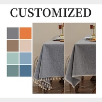 Nappe de table moderne en PVC tissé, couleur unie, imperméable, écologique, résistante aux rayures, réutilisable, pour tables à manger et tables basses