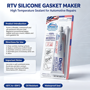 กาวซิลิโคนสำหรับทำปะเก็น DRIVE RTV สีเทาเบต้า ทนความร้อนสูง 85 กรัม สำหรับงานอุตสาหกรรม 304C - Product Image 4