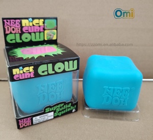 ของเล่นคลายเครียดคุณภาพสูง ขายดี มีสินค้าในสต็อก หลากสี 5 สี นีโดห์ ไอซ์คิวบ์ 5.5 ซม. เรืองแสงในที่มืด ไม่ติดมือ คืนรูปช้า - Product Image 3