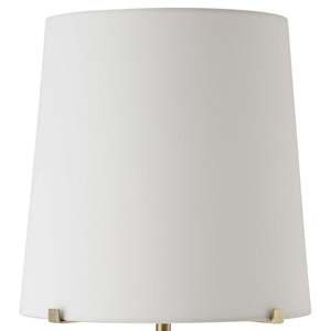 Lampe de table avec base en marbre et tige en laiton, source lumineuse LED E26 pour la décoration de la maison, de la chambre à coucher et du salon - Product Image 4