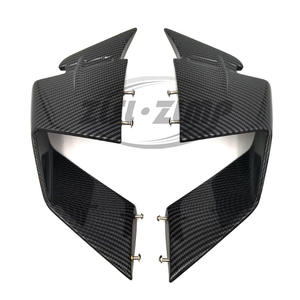 Pour BMW S1000RR 2019-2022 noir mat pièces modifiées plaque latérale aile fixe - Product Image 4