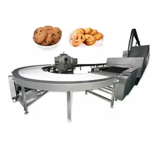 Cookie Maken Machine Kleine Automatische Cookie Lijn Machine