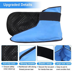 Plantar fasiit ağrı kesici ayak bileği buz paketi için ayak buz paketi wrap soğuk sıkıştırma kurtarma ayakkabı çizmeler - Product Image 5