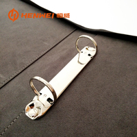 Reliure à anneaux personnalisée en cuir, format A4, protection, classeurs de papeterie, certifiée SGS, option de logo personnalisé