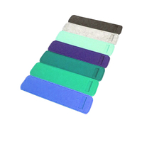 Mini trousse à crayons pliable, recyclable, réutilisable, écologique, faite à la main en feutre non tissé, fermeture à bouton, pour étudiants et usage professionnel