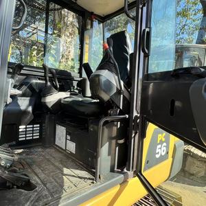 รถขุดตีนตะขาบมือสองจากญี่ปุ่น โคมัตสึ pc56 เครื่องจักร 6 ตัน รถขุดก่อสร้างมือสอง โคมัตสึ pc56 มินิรถขุดตีนตะขาบ - Product Image 3