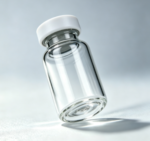 Flacons à sertir en verre borosilicate transparent avec couvercle en plastique blanc pur, mini-contenants en verre hermétiques pour l'artisanat et l'emballage d'échantillons d'articles quotidiens - Product Image 2