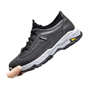 Pu Leather Upper <strong>Waterproof</strong> Anti slip Men's Walking Hiking Trekking Trail Travel Shoes Sneakers <strong>Trainers</strong> for Man - Product Image 1